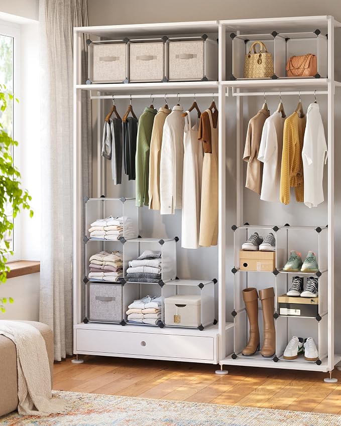 SONGMICS Cube Storage Organizer, Book Shelf, Closet Organizers and Storage - Image 4