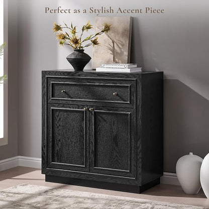 ACCOHOHO Modern Farmhouse Buffet Cabinet, 31.5" Sideboard Credenza, Modular - Image 7