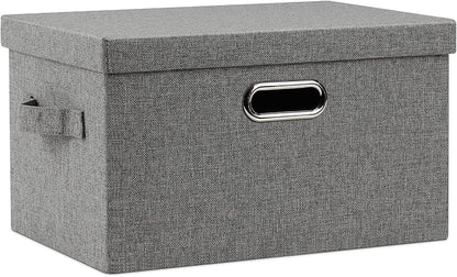 Medium 15" 21 Quart Collapsible Stackable Storage Bins by GraciadecoStorage