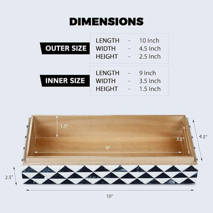 Handicrafts Home Decorative Storage Box 10x4.5 – Remote Control Holder - Image 2