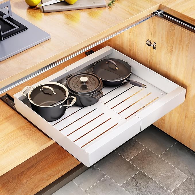 Pull out Cabinet Organizer, Expandable Heavy Duty Slide out Drawers Fixed - Image 8
