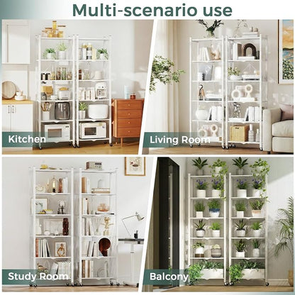 DEANIC 6-Shelf Folding Bookcase - Image 6