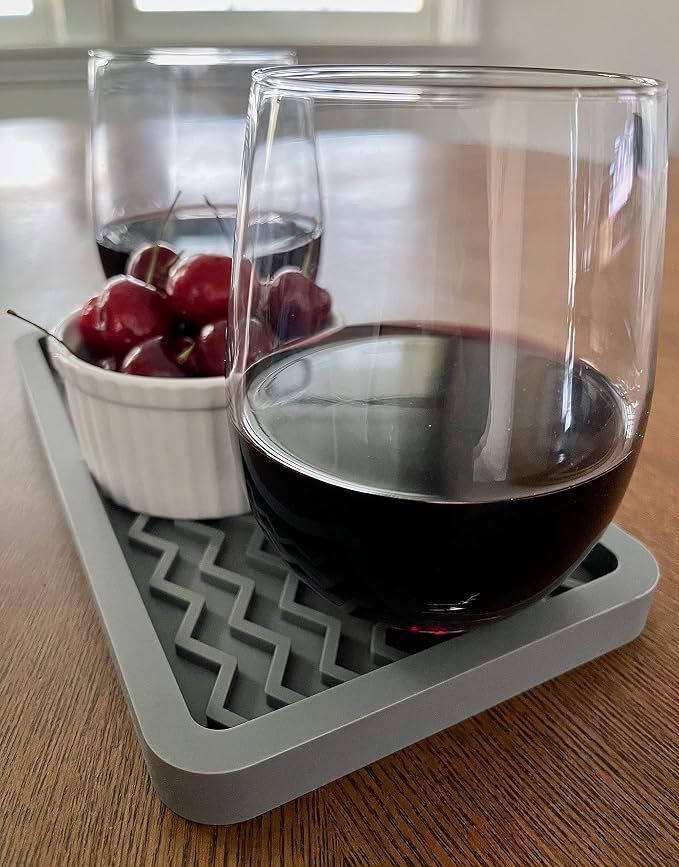 Happitasa Silicone Kitchen Sink Organizer Tray, Sponge Holder and Countertop - Image 9