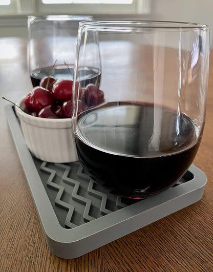 Happitasa Silicone Kitchen Sink Organizer Tray, Sponge Holder and Countertop - Image 9