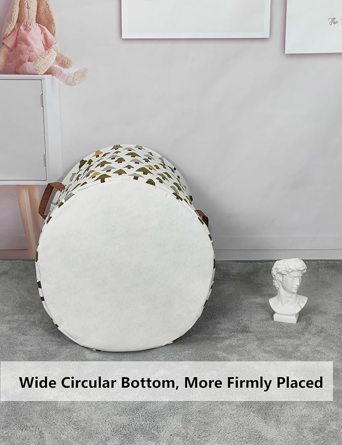 QUEENLALA Large Storage Basket, Laundry Hamper/Bathroom/Home Decor/Collapsible - Image 8