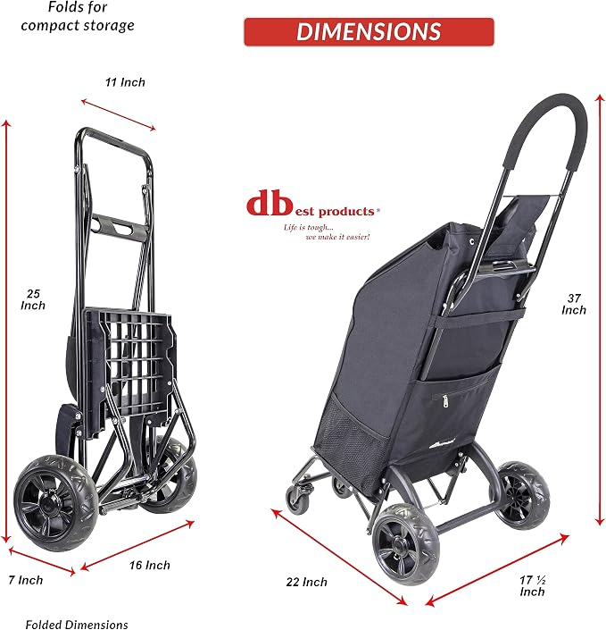 dbest Products Trolley Dolly Rover - Image 3