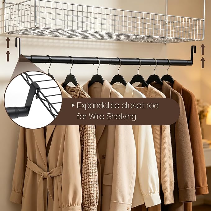 Adjustable Expandable Closet Rod - Image 2