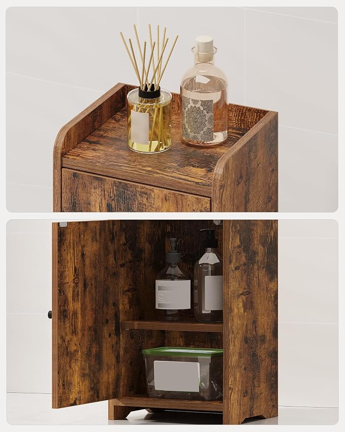 Hzuaneri Bathroom Storage Cabinet, Small Corner Floor Cabinet - Image 6