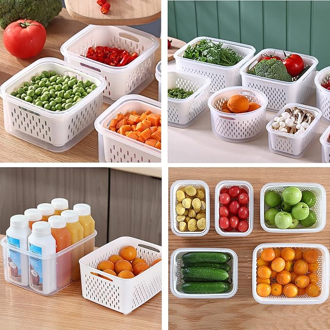 3Pack Fridge Food Storage Container Set - Image 6