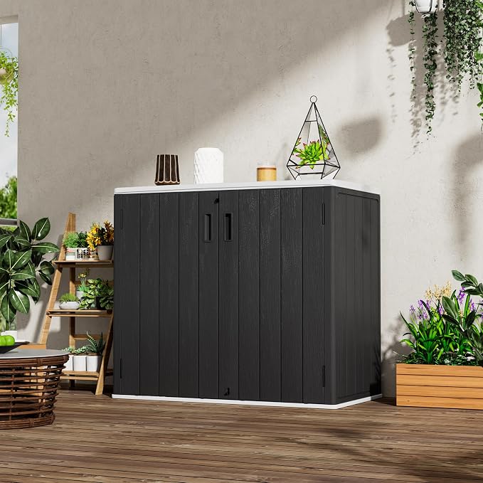 Large Outdoor Storage Box, Resin Sheds&Outdoor Storage Waterproof/Lockable - Image 2