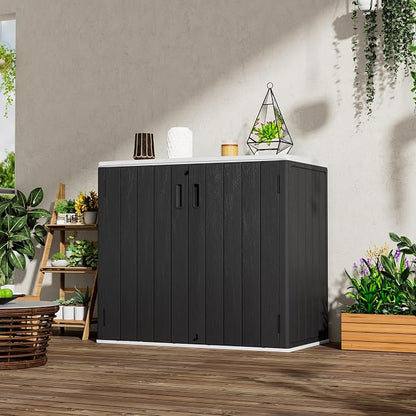 Large Outdoor Storage Box, Resin Sheds&Outdoor Storage Waterproof/Lockable - Image 2