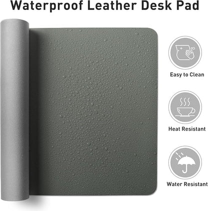 Aothia Leather Desk Pad Protector, Large Mouse Pad, Office Desk Mat, Non-Slip - Image 6