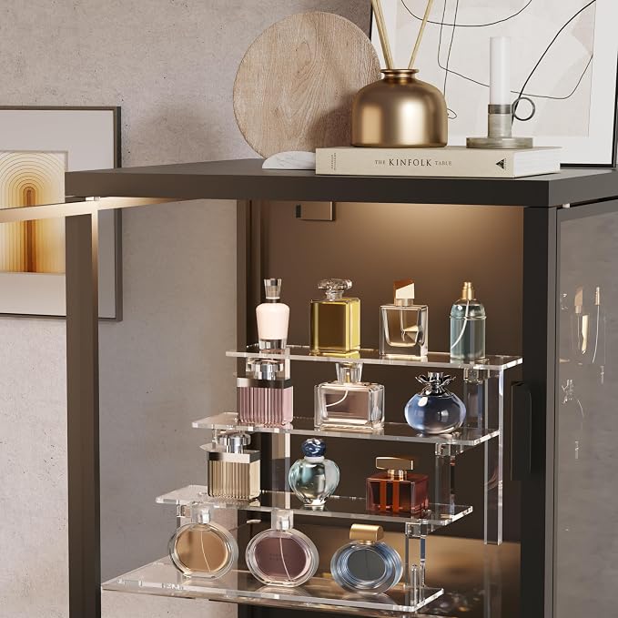 WINKINE Clear Perfume Organizer, Acrylic Risers - Image 2