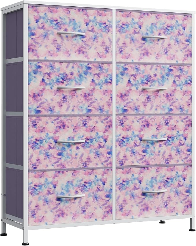 WLIVE Fabric Dresser for Bedroom, Tall Dresser by WLIVE