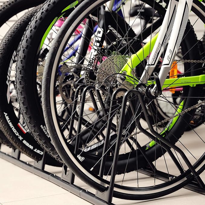 CyclingDeal Bicycle Floor Parking Rack Stand - Image 7