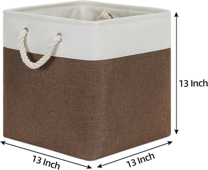 Bidtakay Collapsible Rustic Cube Storage - Image 6