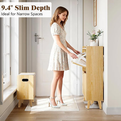 Pipleo Fluted Shoe Cabinet - Image 7