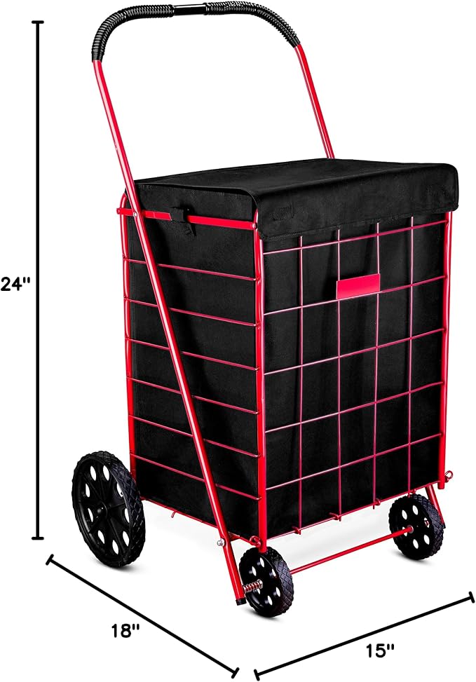 Handy Laundry Shopping Cart Liner, Square Bottom, Fits Standard Shopping Cart - Image 7