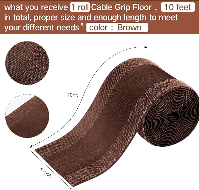 WILLBOND Carpet Cord Cover Cable Protector Floor Cover Cable Protector - Image 2