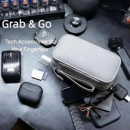Portable Waterproof Double Layers All-in-One Storage Bag, Travel Cord - Image 6