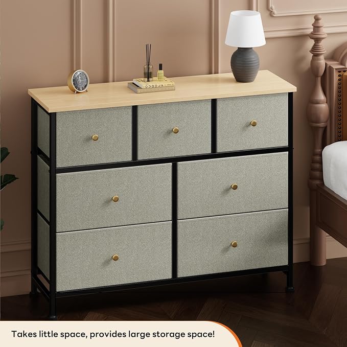 Sweetcrispy 7 Drawer Dresser for Bedroom Storage - Image 4