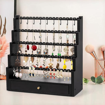 Pinzoveco Earring Organizer, 5 Layer Earring Holder Organizer - Image 7