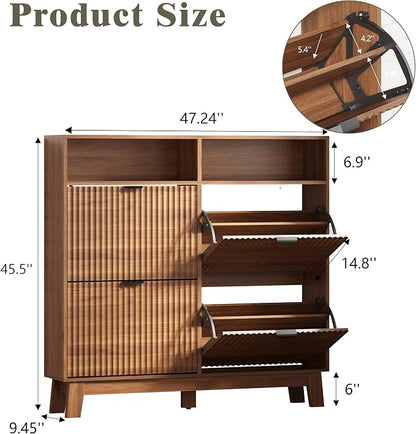 Shoe Cabinet Storage for Entryway - Image 2