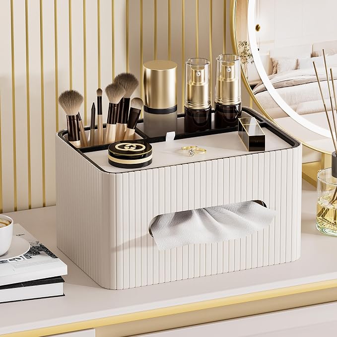 KINGFOM Leather Tissue Box Cover - Image 7