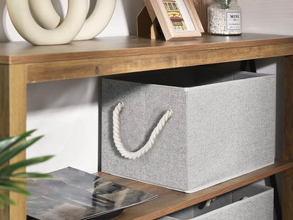 StorageWorks Storage Baskets for Shelves, Foldable Fabric Closet Storage Bins - Image 7