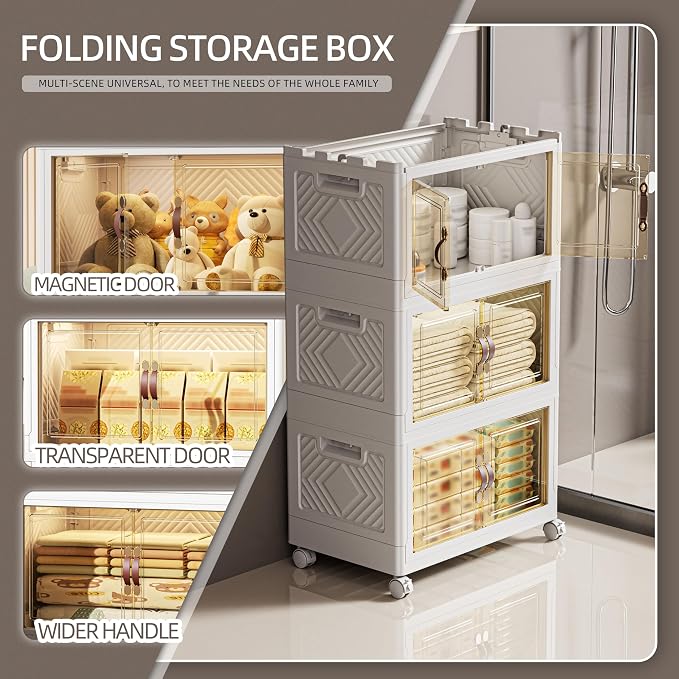 200 QT / 50 Gal White Storage Bins - Image 5