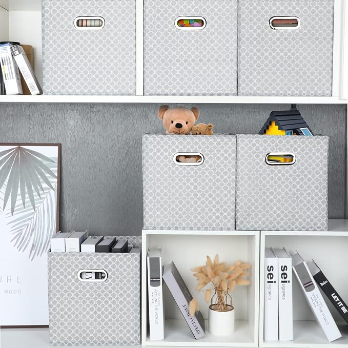Fabric Cloth Storage Bins, Fabric Cube Organizer - Image 4