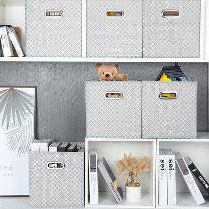 Fabric Cloth Storage Bins, Fabric Cube Organizer - Image 4