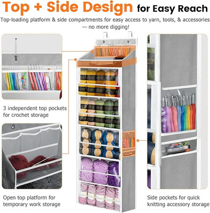 Yarn Storage Organizer, Large Capacity Sewing Organizer Gifts - Image 2