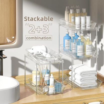 Sevenblue 2-Pack 2-Tier Under Sink Organizer - Image 3