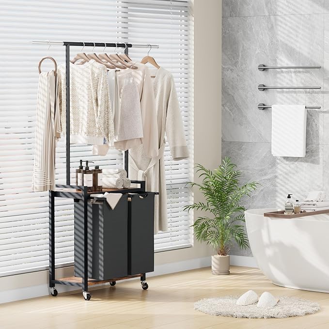 GarveeHome Rolling Laundry Cart by GarveeHome