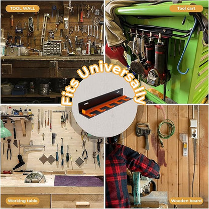 Air Tool Holder, Air Tool Rack for Garage Walls and Tool Cart Storage - Image 7