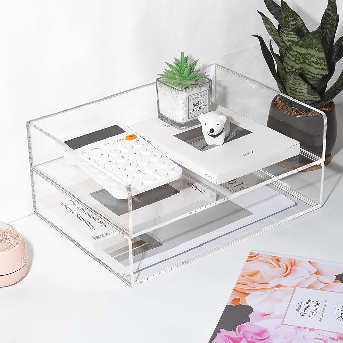 4 Pack Acrylic Paper Tray Organizer - Image 7