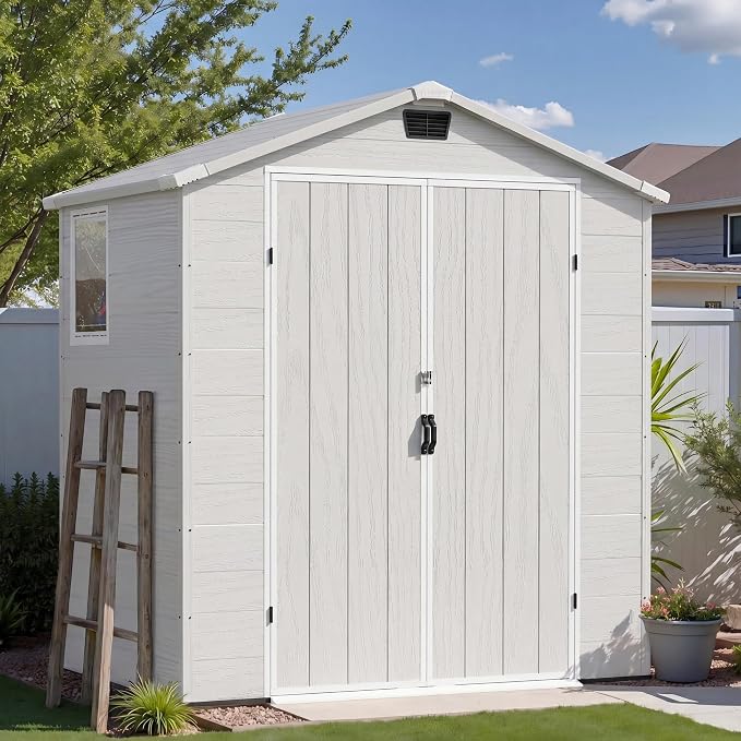Patiowell 6X4 FT Plastic Outdoor Storage Shed by Patiowell