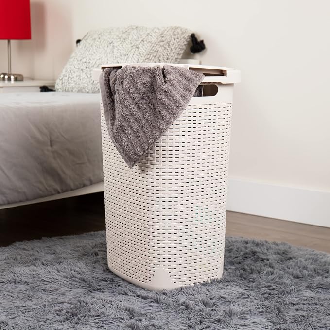 Mind Reader Slim Laundry Hamper - Image 2
