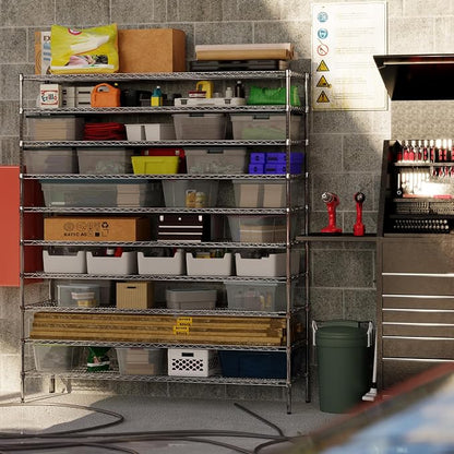 21" Deep x 72" Wide x 86" Height Wire Shelving Kit | 10-Tier | NSF Commercial - Image 5