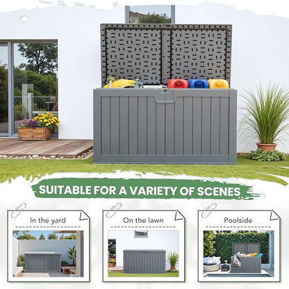Greesum 230 Gallon HDPE Outdoor Storage Box - Image 6