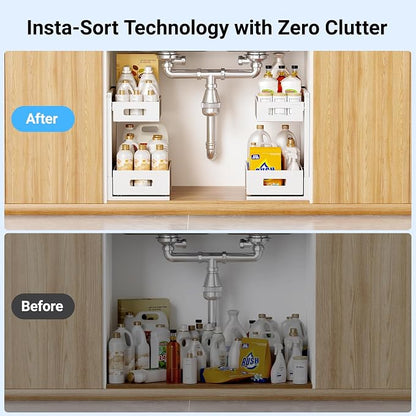Pull-out Under Kitchen Sink Organizer, Metal Functional Under Sink Organizer - Image 8