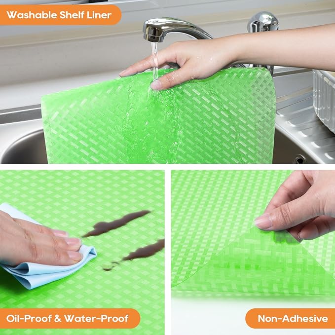 Green Fridge Liner Shelf Liners - Image 4