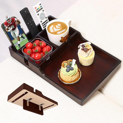 Sofa Insert Tray for Middle Seat, Bamboo Couch Table by Acanacle