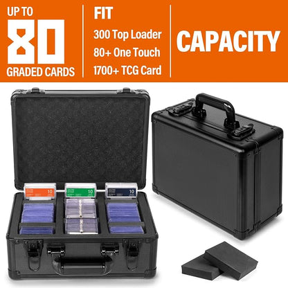 Graded Card Storage Box, Top Loaders Storage Case, Sports Trading Card Box - Image 6