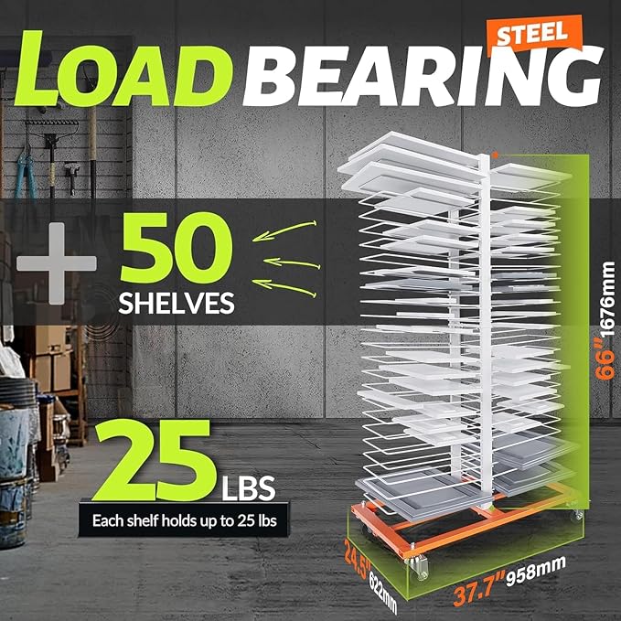 50 Shelves Paint Cabinet Drying Rack - Image 2