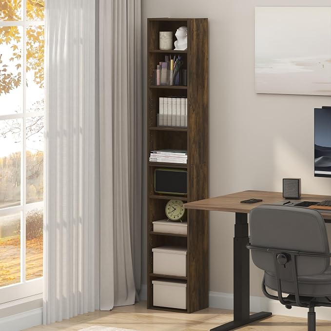 Furinno PASIR Book Shelf, 8-Tier Bookshelf, Bookcase by Furinno-FitsYourSpaceFitsYourBudget