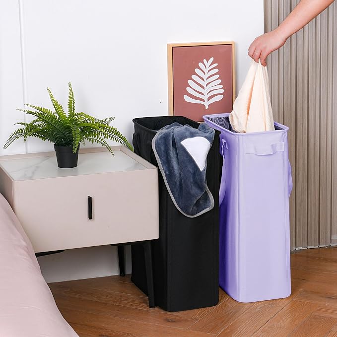efluky Slim Laundry Basket, Narrow Laundry Hamper - Image 4