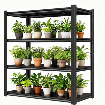 Garage Storage Shelves, 5 Tier Shelving Unit, 40 inch Wide, 18” Deep, 78” Tall by BEESTMUEBLE