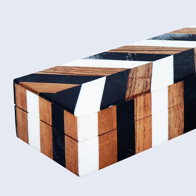 Handicrafts Home Slim Decorative Storage Box - Image 5